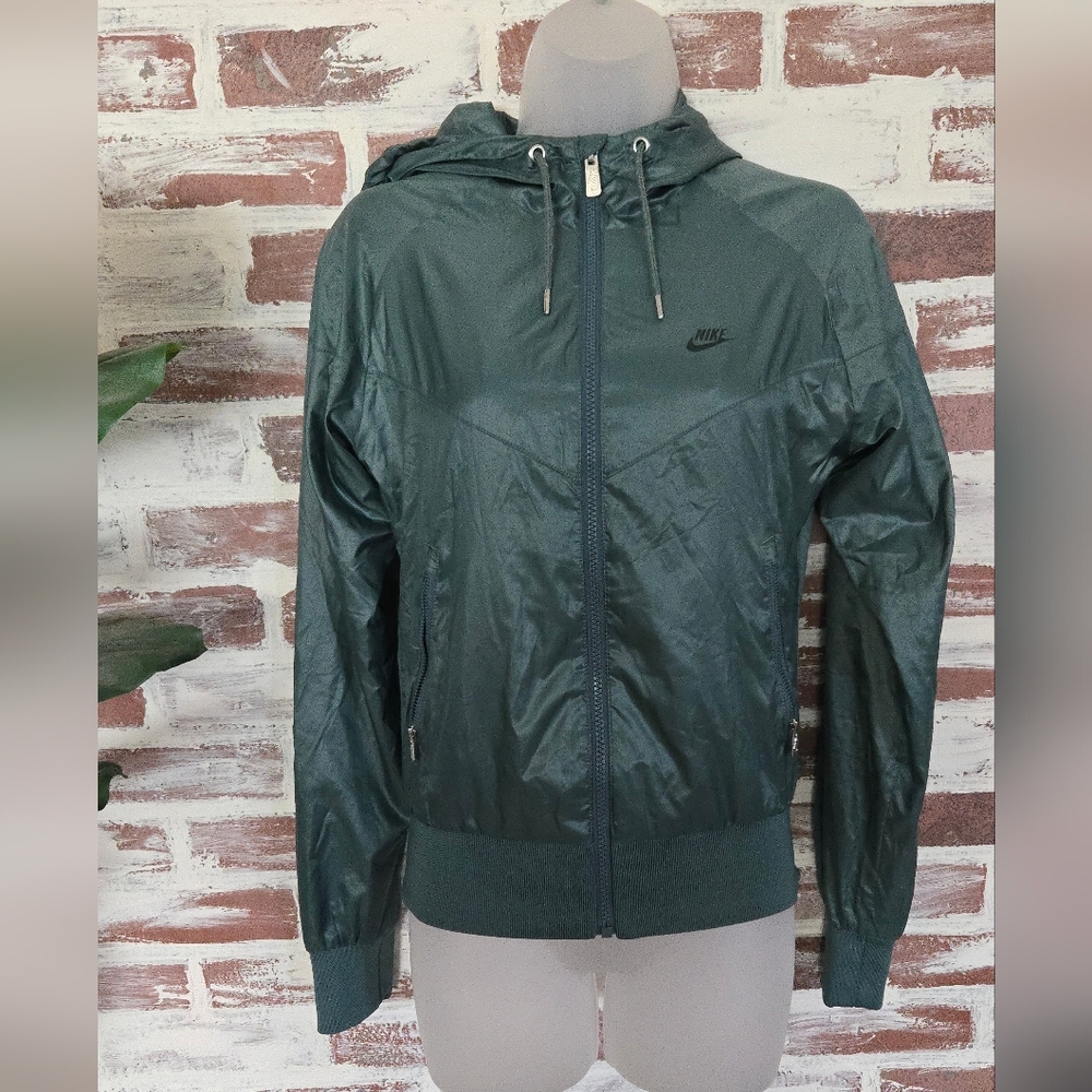 Nike Green Windbreaker Jacket